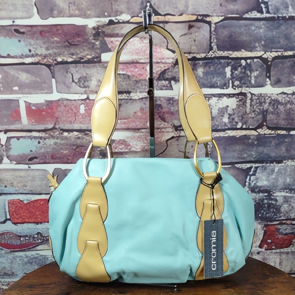 Cromia Two-Tone Leather Bag